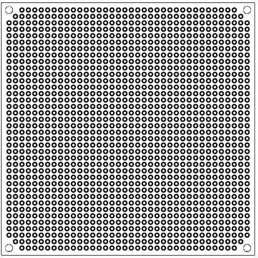 ユニバーサル基板 ノーマル 両面 (100×100mm)