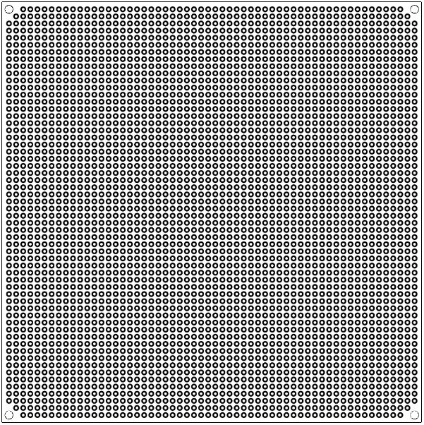 ユニバーサル基板 ノーマル 両面 (150×150mm)